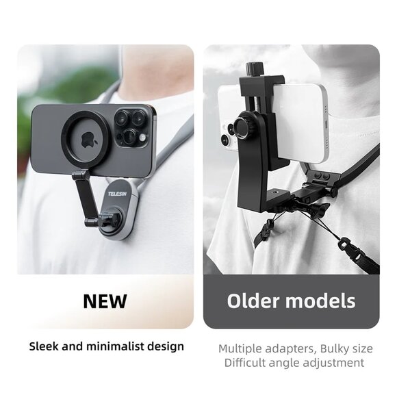 TELESIN MagSafe Neck Mount POV for iPhone 16/15/14/13/12 & Android - Picture 4 of 14